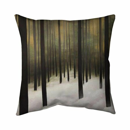 FONDO 26 x 26 in. Silent Forest-Double Sided Print Indoor Pillow FO2778705